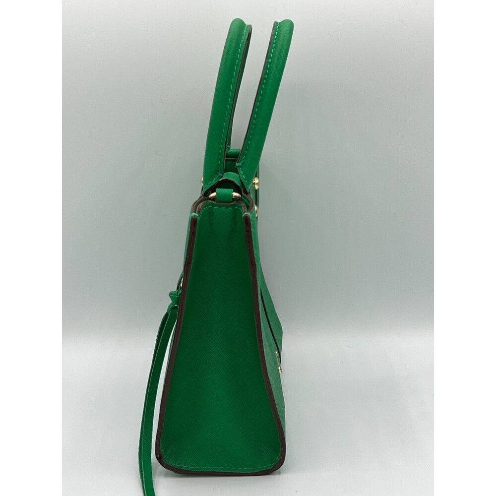 REBECCA MINKOFF Mini MAB Green Shoulder Bag Crossbody Leather Tote - Picture 4 of 14